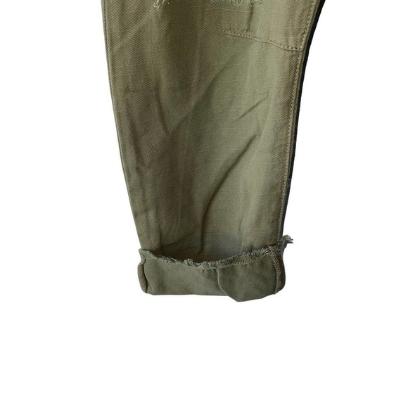 One Teaspoon Size 22 Green Safari Sinners Distressed Button Harem Pants - New - Picture 7 of 11